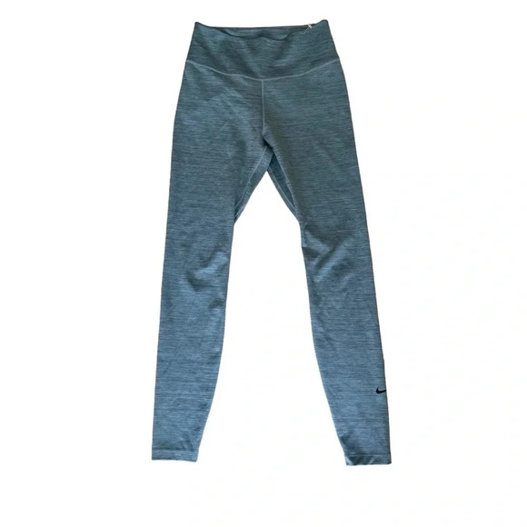 Nike Dri-Fit Blue Athletic Leggings Size Small Sport Yoga - Picture 1 of 9